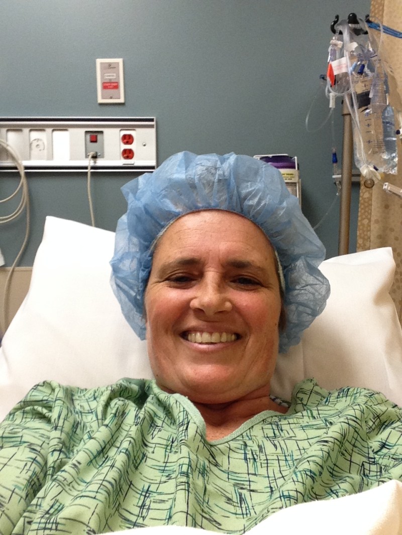 First surgery of the year is over.  